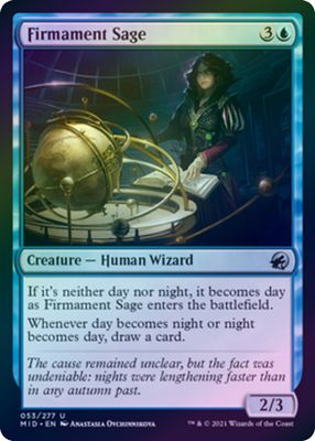 Firmament Sage 053/277 - Foil Innistrad: Midnight Hunt Foil Singles
