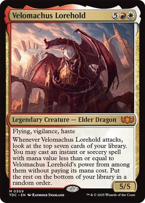 SJ Velomachus Lorehold - Commander: Tarkir: Dragonstorm (TDC) Commander: Tarkir: Dragonstorm