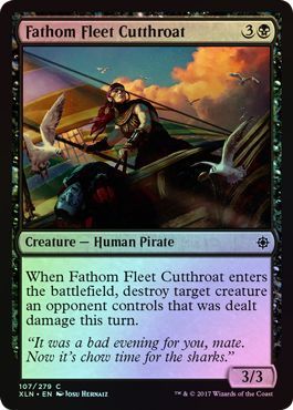 Fathom Fleet Cutthroat 107/279 - Foil Ixalan Foil Singles