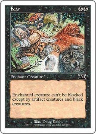 Fear MTG 6th Edition (Classic) (Magic Cards) Singles