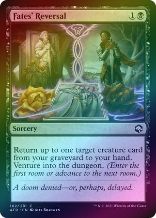 Fates&#39; Reversal 102/281 - Foil Adventures in the Forgotten Realms Foil Singles