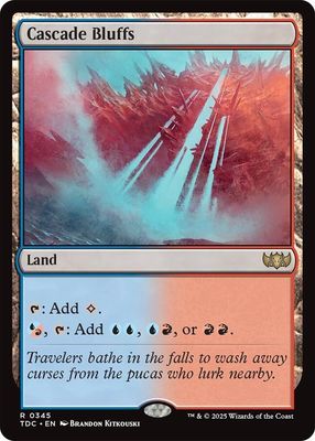SJ Cascade Bluffs - Commander: Tarkir: Dragonstorm (TDC) Commander: Tarkir: Dragonstorm