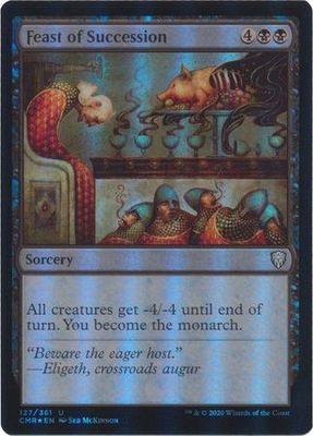 Feast of Succession 127/361 - Foil Commander Legends Foil Singles