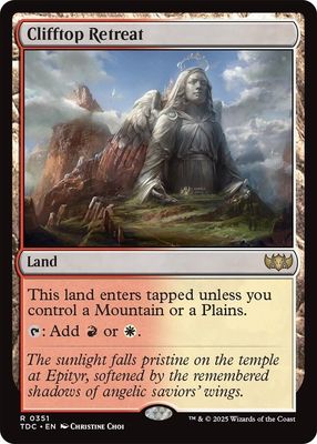 SJ Clifftop Retreat - Commander: Tarkir: Dragonstorm (TDC) Commander: Tarkir: Dragonstorm