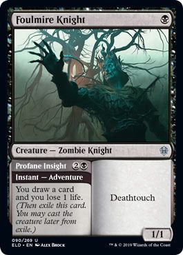Foulmire Knight 090/269 Throne of Eldraine Singles