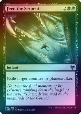 Feed The Serpent 95/285 - Foil Kaldheim Foil Singles