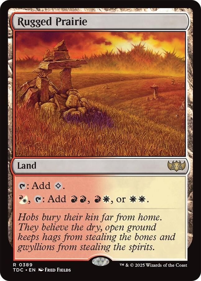 SJ Rugged Prairie - Commander: Tarkir: Dragonstorm (TDC) Commander: Tarkir: Dragonstorm