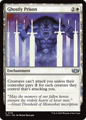 SJ Ghostly Prison - Commander: Tarkir: Dragonstorm (TDC) Commander: Tarkir: Dragonstorm