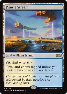 SJ Prairie Stream - Commander: Tarkir: Dragonstorm (TDC) Commander: Tarkir: Dragonstorm