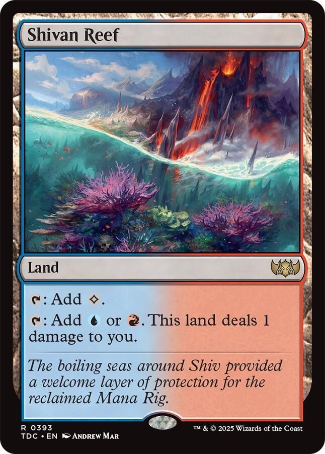 SJ Shivan Reef - Commander: Tarkir: Dragonstorm (TDC) Commander: Tarkir: Dragonstorm