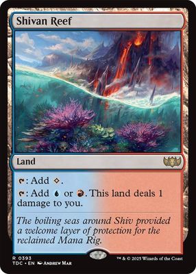 SJ Shivan Reef - Commander: Tarkir: Dragonstorm (TDC) Commander: Tarkir: Dragonstorm