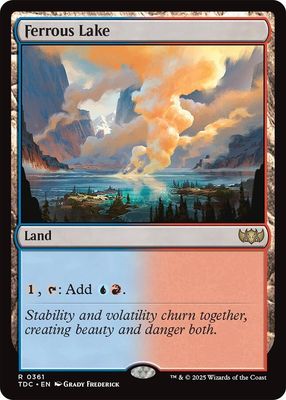 SJ Ferrous Lake - Commander: Tarkir: Dragonstorm (TDC) Commander: Tarkir: Dragonstorm