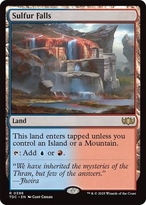 SJ Sulfur Falls - Commander: Tarkir: Dragonstorm (TDC) Commander: Tarkir: Dragonstorm