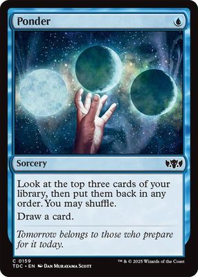 SJ Ponder - Commander: Tarkir: Dragonstorm (TDC) Commander: Tarkir: Dragonstorm