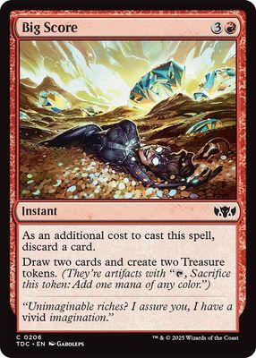 SJ Big Score - Commander: Tarkir: Dragonstorm (TDC) Commander: Tarkir: Dragonstorm