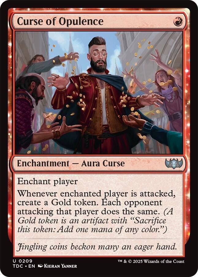 SJ Curse of Opulence - Commander: Tarkir: Dragonstorm (TDC) Commander: Tarkir: Dragonstorm