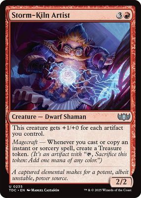 SJ Storm-Kiln Artist - Commander: Tarkir: Dragonstorm (TDC) Commander: Tarkir: Dragonstorm
