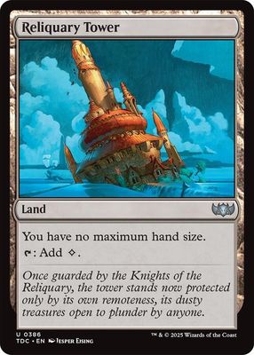 SJ Reliquary Tower - Commander: Tarkir: Dragonstorm (TDC) Commander: Tarkir: Dragonstorm