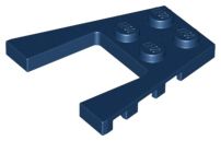 PIEZA LEGO AZUL Dark Blue Wedge, Plate 4 x 4 Dubai