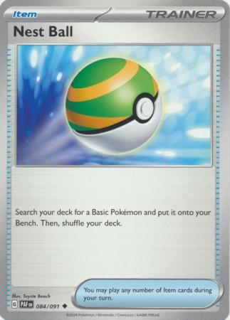 Nest Ball - 084/091 - Uncommon Scarlet &amp; Violet: Paldean Fates Singles