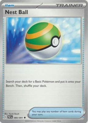 Nest Ball - 084/091 - Uncommon Scarlet &amp; Violet: Paldean Fates Singles
