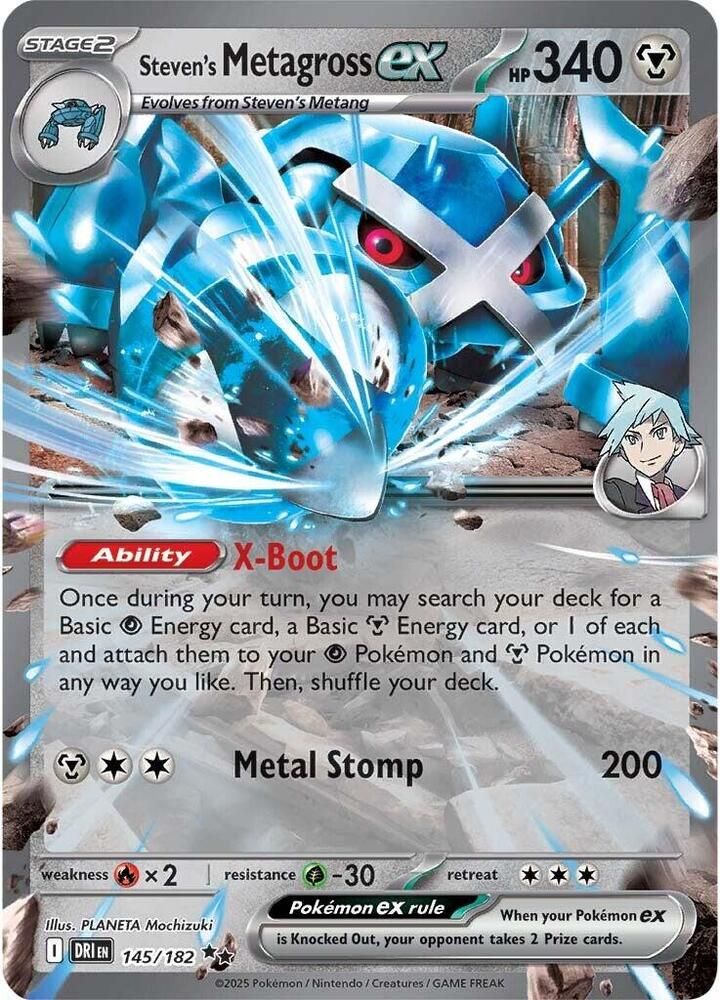 SJ Steven&#39;s Metagross ex - SV10: Destined Rivals (DRI) SV10: Destined Rivals