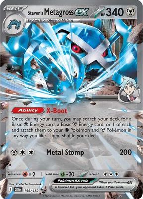 SJ Steven&#39;s Metagross ex - SV10: Destined Rivals (DRI) SV10: Destined Rivals