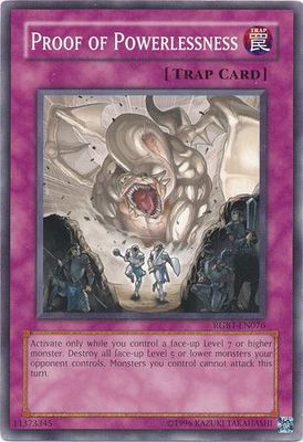 Proof of Powerlessness - RGBT-EN076 - Common Unlimited Raging Battles [RGBT] Unlimited Singles