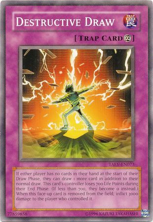 Destructive Draw - TAEV-EN073 - Common Unlimited Tactical Evolution [TAEV] Unlimited Singles