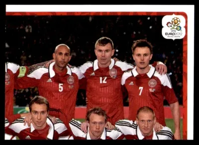 Panini Euro 2012 - Team - Danmark Denmark No. 197