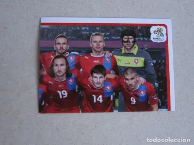 PANINI EURO 2012 POLAND UKRAINE Nº 139 ALINEACION REPUBLICA CHECA POLONIA UCRANIA
