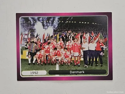 Danmark, Dinamarca, UEFA Euro 2012 Eurocopa 12, Panini sticker, Polonia y Ucrania #530 1992
