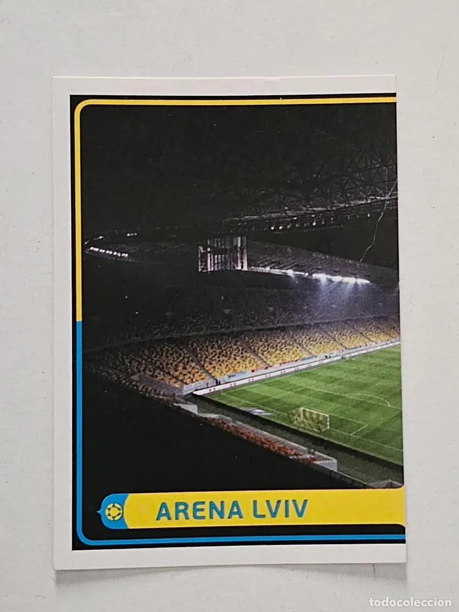 Arena Lviv, UEFA Euro 2012 Eurocopa Panini sticker Polonia Ucrania edición alemana 28