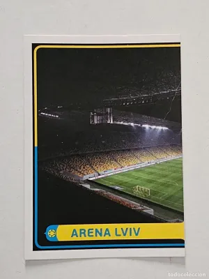 Arena Lviv, UEFA Euro 2012 Eurocopa Panini sticker Polonia Ucrania edición alemana 28