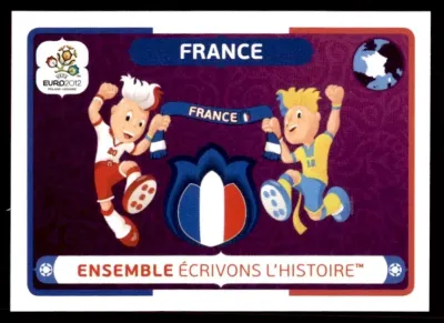 Panini Euro 2012 - Ensemble Écrivons l&#39;histoire Official No. 44