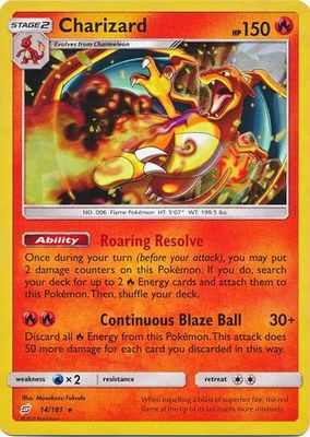 SJ Charizard - 14/181 - Shattered Holo Rare Pokemon Theme Deck Exclusives