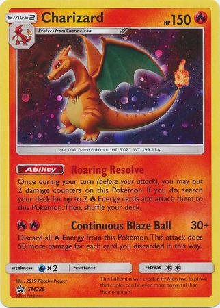 SJ Charizard - SM226 - Promo Pokemon Sun &amp; Moon Promos