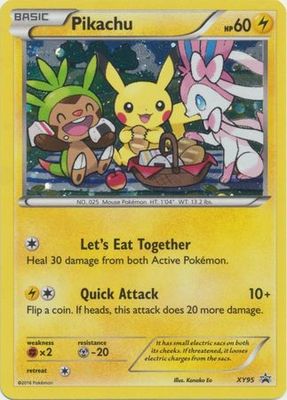 SJ Pikachu - XY95 - Holo Promo Pokemon XY Promos