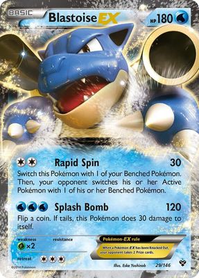 SJ Blastoise EX - XY Base Set (XY) XY Base Set