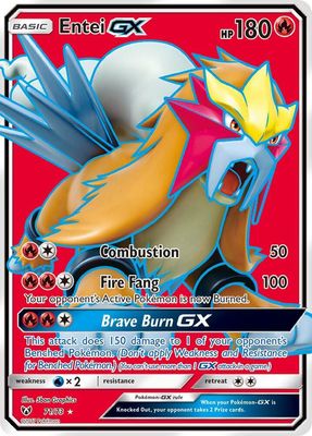 SJ Entei GX (Full Art) - Shining Legends (SHL) Shining Legends