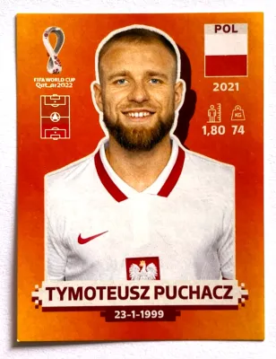 TYMOTEUSZ PUCHACZ  Panini 2022 Copa Mundial de la FIFA Qatar  POL 8