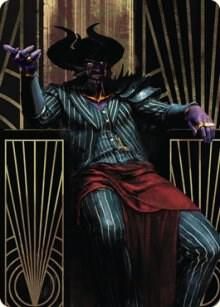 Ob Nixilis, the Adversary Art Card (71/81) - Art Series: Streets of New Capenna (ASSNC) Art Series: Streets of New Capenna