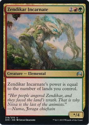 Zendikar Incarnate 219/272 Magic Origins Singles