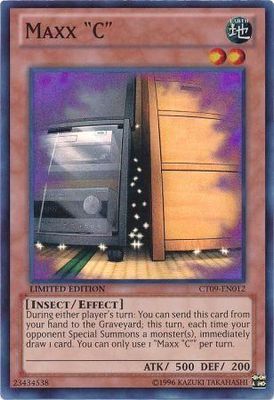 SJ Maxx &quot;C&quot; - CT09-EN012 - Super Rare Yu-Gi-Oh! Promo Cards