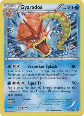 SJ Gyarados - XY109 - Holo Promo Pokemon XY Promos