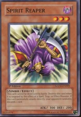 SJ Spirit Reaper - SDZW-EN009 - Common 1st Edition Structure Deck: Zombie World 1st Edition Singles