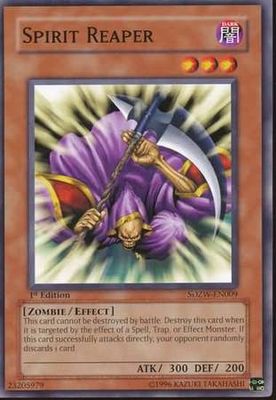 SJ Spirit Reaper - SDZW-EN009 - Common 1st Edition Structure Deck: Zombie World 1st Edition Singles