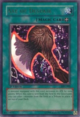 SJ Axe of Despair - MRL-002 - Ultra Rare 1st Edition Magic Ruler [MRL] 1st Edition Singles