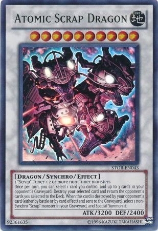 SJ Atomic Scrap Dragon - STOR-EN043 - Ultra Rare Unlimited Storm of Ragnarok Unlimited Singles