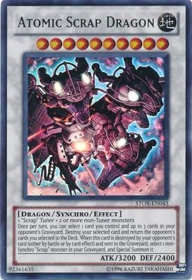 SJ Atomic Scrap Dragon - STOR-EN043 - Ultra Rare Unlimited Storm of Ragnarok Unlimited Singles